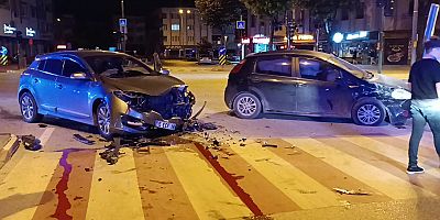 KONTROLSÜZ YANAN IŞIKLAR KAZAYA SEBEP OLDU