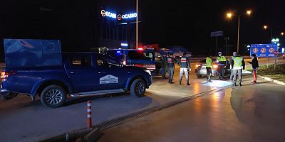 Köpek telef oldu, sürücü yaralandı 