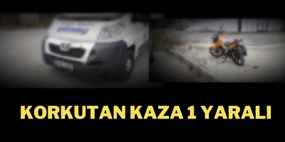 Korkutan Kaza 1 Yaralı