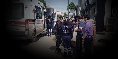 Korkutan kazada 2 kişi yaralandı