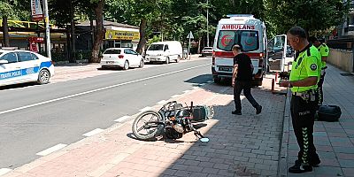 Korkutan kazada 2 kişi yaralandı