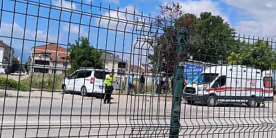 Korkutan kazada 2 kişi yaralandı