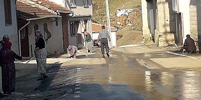 Köyü baştan aşağı yıkadılar