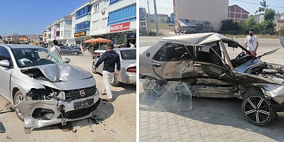 Kozluca Yolu'nda kaza: 1 yaralı 