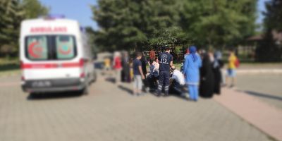 Kültür park içinde kaza