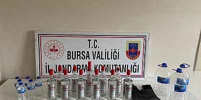 Kurşunlu'da içki operasyonu Jandarma göz açtırmadı
