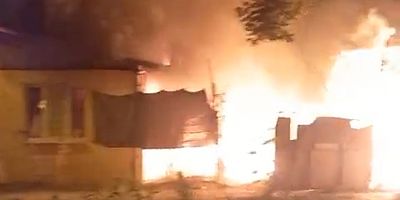 Kurşunlu Mahallesi'nde  Korkutan Yangın