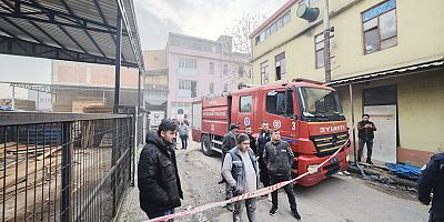 Mahmudiye Mahallesi’nde Döşeme Atölyesinde Yangın