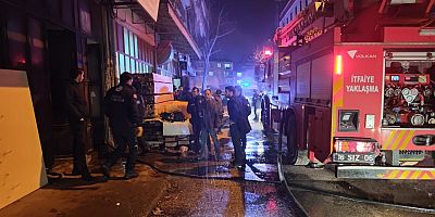 Mahmudiye Mahallesi’nde İş Yerinde Yangın