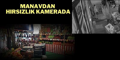 Manavdan hırsızlık kamerada