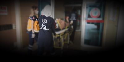 Merdivenlerden düşen kadın yaralandı