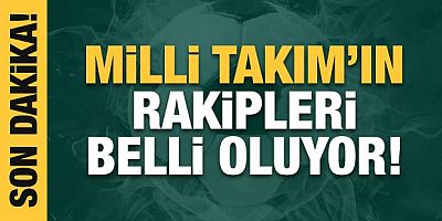 Milli Takım’ın Takipleri belli oldu