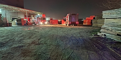 Mobilya Fabrikasında Yangın 