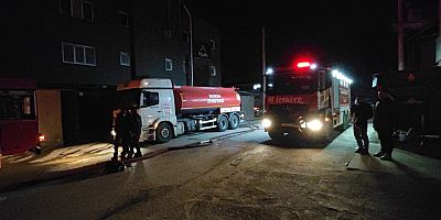 Mobilya İmalathanesinde Çıkan Yangın Korkuttu