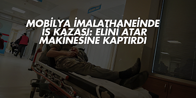 Mobilya İmalathanesinde İş Kazası: Elini Yatar Makinesine Kaptırdı