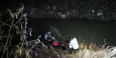 Motorsiklet Dereye Uçtu