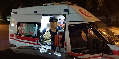 Motorsiklet ile Bisiklet çarpıştı  1 kişi yaralandı