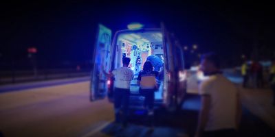 Motorsiklet sürücü Yaralandı