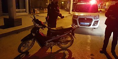 Motosiklet hırsızı, motosikleti yol ortasında bırak kaçtı