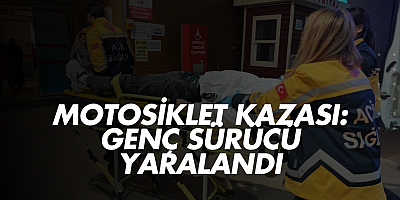 Motosiklet Kazası: Genç Sürücü Yaralandı