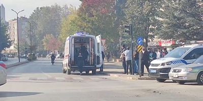 Motosiklet sürücüsü kazada yaralandı