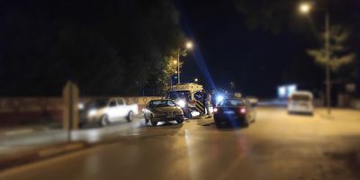 Motosiklet sürücüsü kazada yaralandı