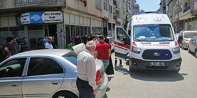 Motosiklet sürücüsü ölümden döndü,