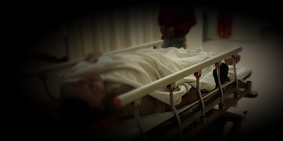 Motosikletten düşen kişi yaralandı