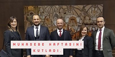 Muhasebe Haftasını kutladı.