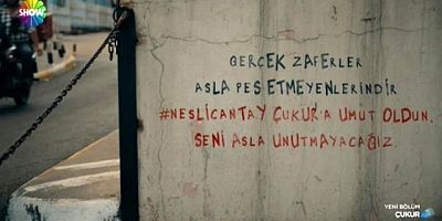 Neslican Tay sahnesi Çukur'a damga vurdu