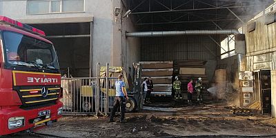Organize Sanayi Bölgesi Yangın sıçramadan söndürüldü