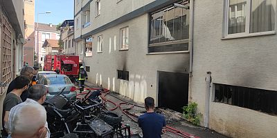 Orhaniye’de paniğe neden olan yangın