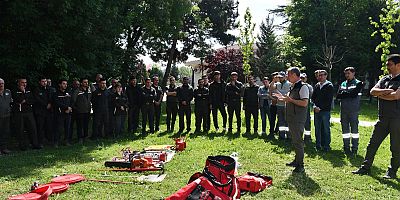 Orman işletme personeline ‘Yangın İşbaşı’ eğitimi