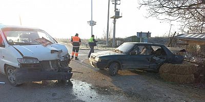 Ortaköy Mahallesi Yolunda Trafik Kazası: 1 Yaralı