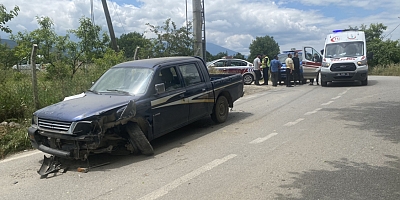 Ortaköy yolunda faciaya ramak kaldı