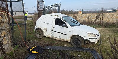 Ortaköy Yolunda Kontrolden Çıkan Araç Kazaya Neden Oldu: Sürücü Hastanede