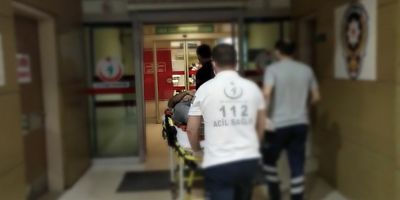 Otomobil ile motosikletin çarpışması sonucu 1 kişi yaralandı