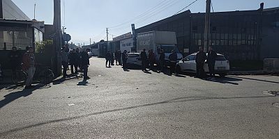 Otomobillerin çarpışması sonucu 1 kişi yaralandı