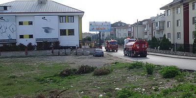  özel  okulun çatısında Çıkan yangın korkuttu 