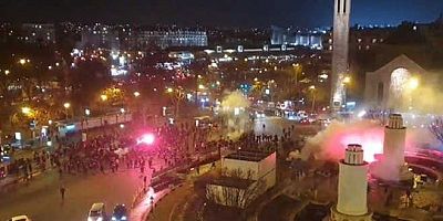 Paris’te gergin gece!