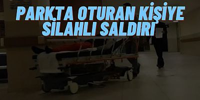 Parkta oturan kişiye silahlı saldırı 