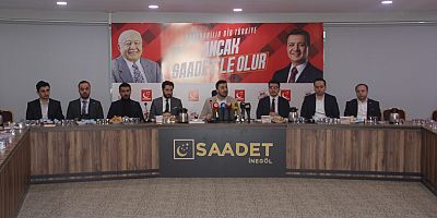 Pekdemir İnegöl’de konuştu: “Türkiye’nin gerçek gündemi gizleniyor”