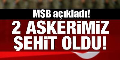 Pençe Harekatı bölgesinde teröristlerle çıkan çatışmada 2 askerimiz şehit oldu