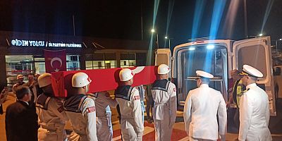 Pençe-Kilit operasyonu bölgesinde şehit olan Piyade Teğmen Civelek'in naaşı Kocaeli'ye getirildi