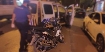 Plakasız motorsiklet çalıntı çıktı