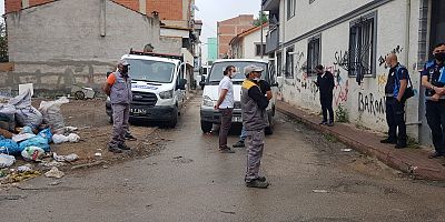 Polis eşliğinde temizlik