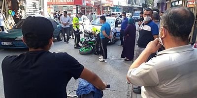 POLİSE ÇARPIP KAÇTI