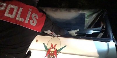 Polisten kaçan şahıs, su kanalına düştü