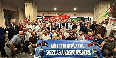 Saadet Partisi Bursa Milletvekili Mehmet Atmaca, Gazze İçin Yola Çıkan Özgürlük Filosuna Katıldı