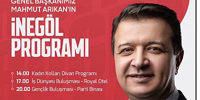 SAADET PARTİSİ GENEL BAŞKANI MAHMUT ARIKAN İNEGÖL’E GELİYOR